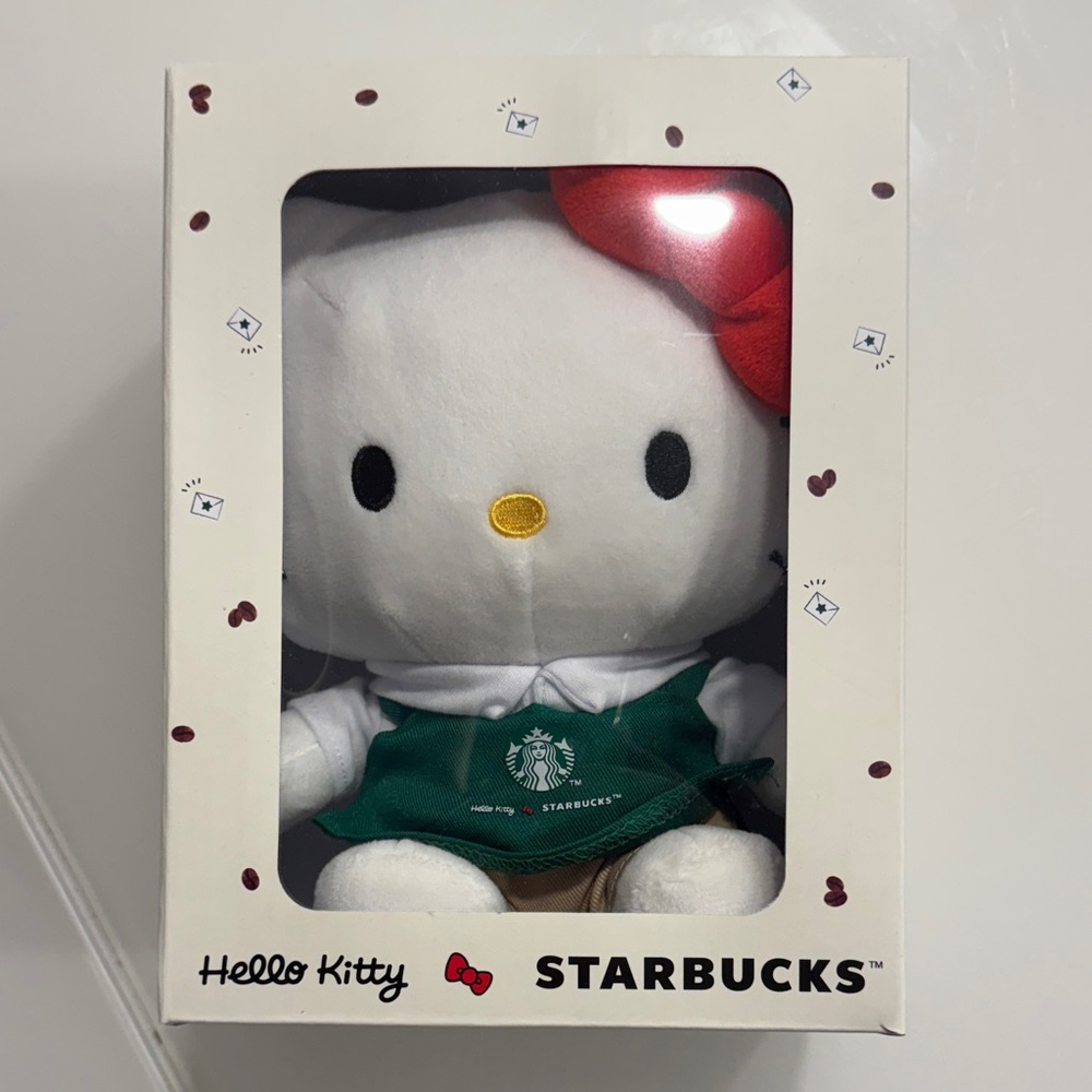 Starbucks Cream Box with Hello Kitty Design
